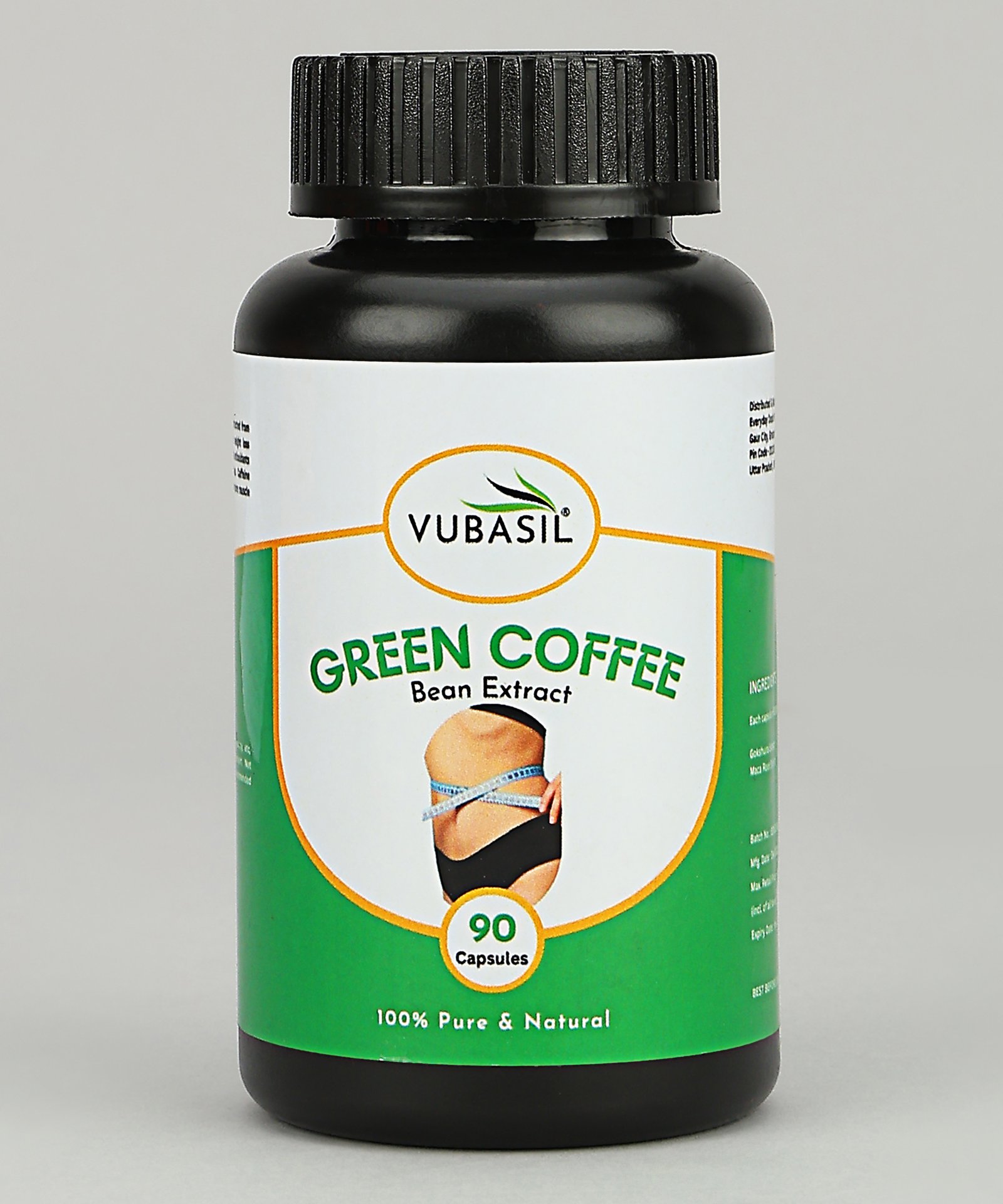 Vubasil – Green Coffee Bean Extract 90 Capsule – Pack -1